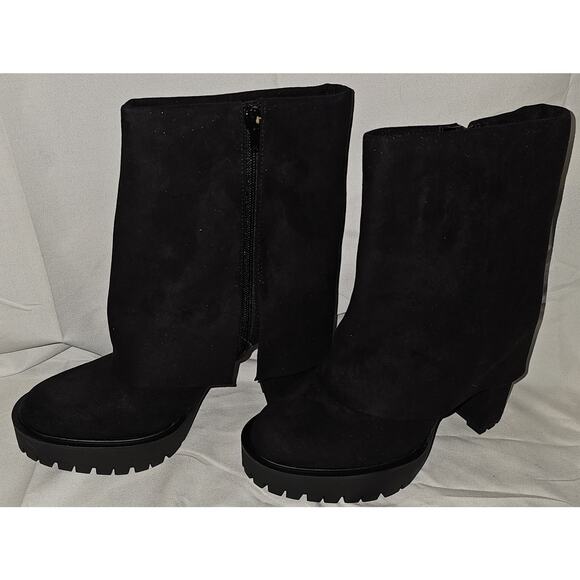 I.N.C. International Concepts Women's Acelina Fold-Over Cuffed Dress Booties - Picture 2 of 6